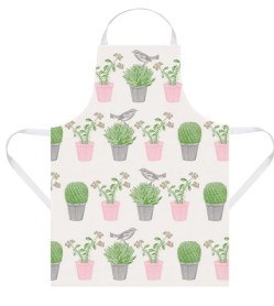 AP2911 Thornback and Peel Cactus and Bird Kitchen Apron